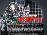 NECA packaging description and illustration of Scavage.[4]
