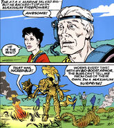 Ripley and Drake admire A.T.A.X.