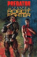 Predator versus Magnus, Robot Fighter trade paperback.