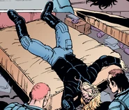 Dumped at his house.