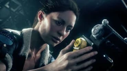 Amanda as she appears in the Alien: Isolation Gamescom trailer.