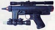 The pistol in The Book of Alien.