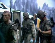Tip Tipping on the set of Aliens (left).