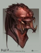 Concept art of the Feral Predator, by Kyle Brown.[20]