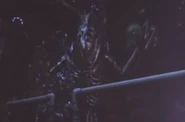In-game footage of a Xenomorph ambushing the player.