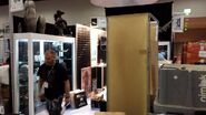 The Ampule props as the Prop Store is setting up their booth at SDCC 2013.[7]