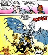 The Flying Queen abducts A.T.A.X.