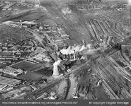 Acton Lane Power Station, Willesden Brent Sidings and environs, North Acton on February 9th, 1938.[9]