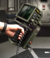 An early in-game shot of the motion tracker.