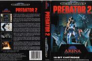 Front and back of the Mega Drive game cover.