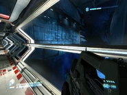 Lettering on the Sulaco's hull.