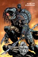 Cover to Predator: Rite of Passage from the Predator Omnibus: Volume 3