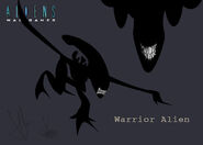 Concept art of a "Warrior Alien".[1]