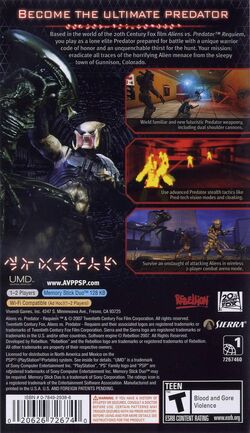 ALIENS VS PREDATOR: REQIUEM [PSP Gameplay] 