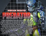 NECA packaging description and illustration of Renegade.[2]