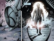 The Engineer emerging from the Juggernaut.