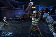 AVPEvolution CombatAndroid.png (2.01 MB) A Predator fighting two combat androids in AVP: Evolution.