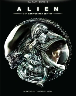 Alien: 35th Anniversary Edition Blu-ray cover.