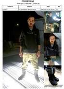 Outfit design of Chance during Prometheus' production.