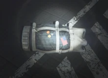 A screenshot of the death "mori marker" as it would have appeared in-game.