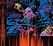 Thermal vision in Predator vs. Judge Dredd vs. Aliens: Splice and Dice.