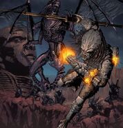 Tristan-jones-guardian.jpg (196 KB) A flying Queen faces off against the Yautja Guardian.