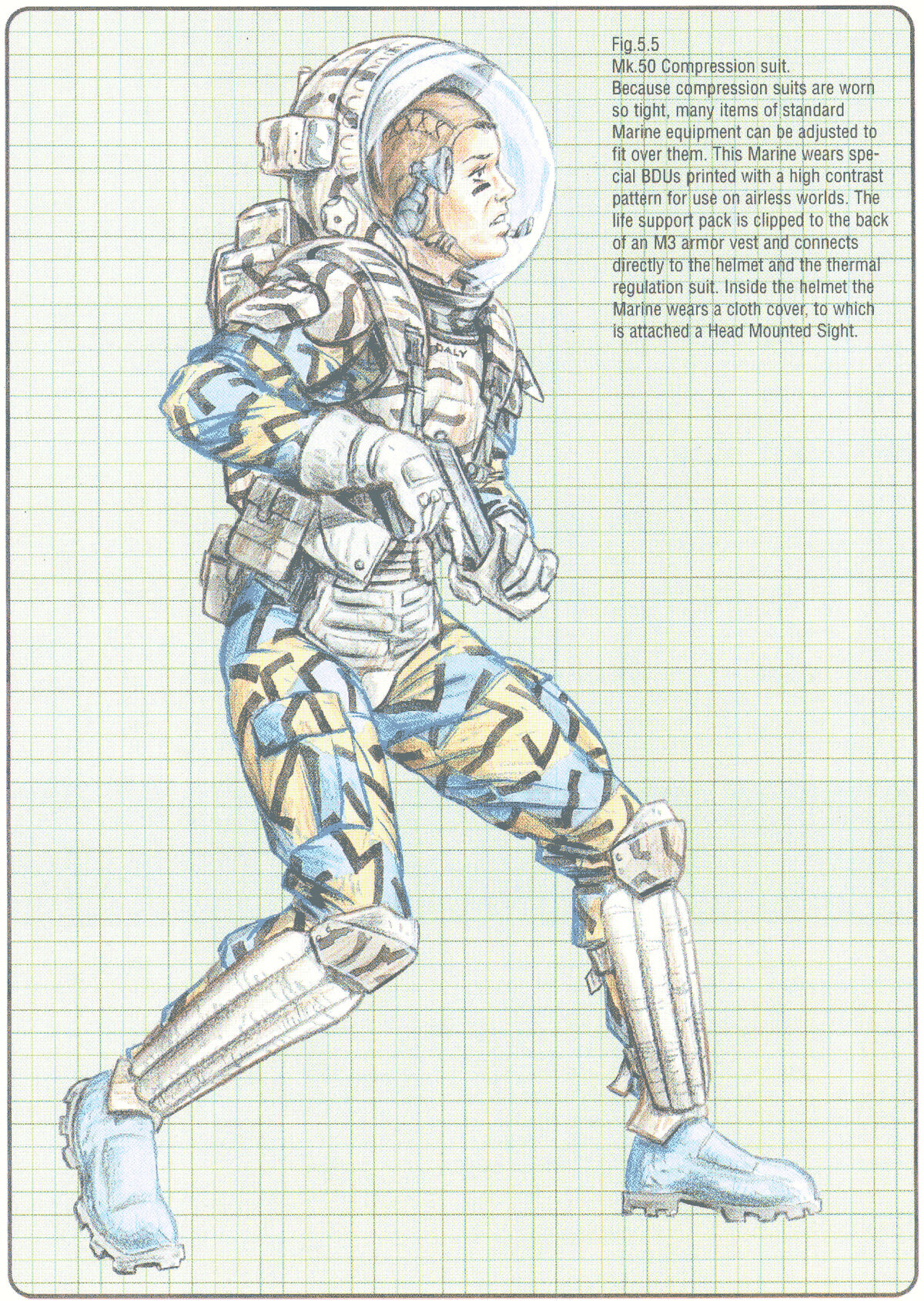 IRC Mk.50 Compression suit, Xenopedia