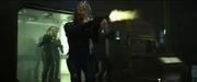 The unaltered muzzle flash seen in the trailer.