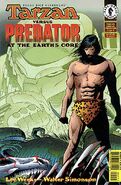 Cover to Tarzan versus Predator: At the Earth's Core issue 1 by Lee Weeks