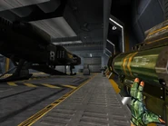 The M6B being held at idle.