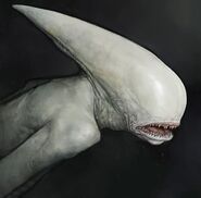 Concept art of the Neomorph by Rob Bliss.