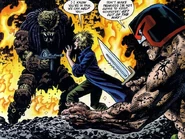 PVJDPred10.jpg (213 KB) The Predator and Dredd face off, with Schaefer in-between.