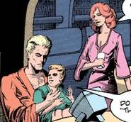 Patrick Massey's wife and son.