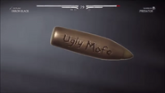 Erron Black's "Ugly MoFo" bullet during his X-ray attack.