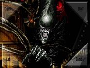 A menu in Aliens Interactive.