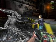 A Praetorian in the 1999 game Aliens versus Predator.