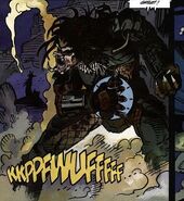 The Slasher is ambushed by Batman.