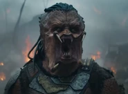 Dek Roaring at the unkillable creature before battle