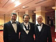 Golden (left), Moore (middle) and Tim Lebbon (right).[1]