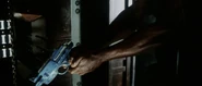 Dr. Clauss holds pistol.jpg (405 KB) Dr. Clauss investigates an Alien holding cell with his pistol.