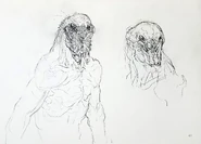 Early concept sketch of the Feral Predator, by Michael Vincent.[14]