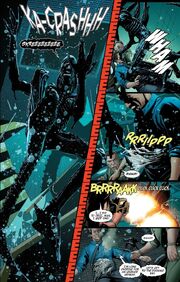 A Xenomorph attacks and wounds Bishop.