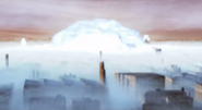 Scarface's ship explodes - destroying New Way City in 1930.