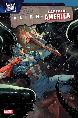 Alien vs captain america 1