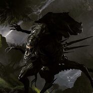Concept artwork of a Xenomorph Queen