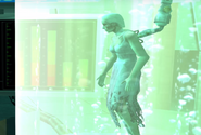 Isabella's body at the core of the MOTHER mainframe.