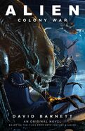 The Semiotic Standard as seen on the cover of the 2022 novel Alien: Colony War.