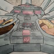 The Semiotic Standard as seen aboard the USCSS Nostromo in the children's book Jonesy: Nine Lives on the Nostromo.