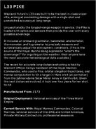 The L33 Pike's description
