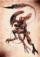 A sketch of a Xenomorph by Crossley.